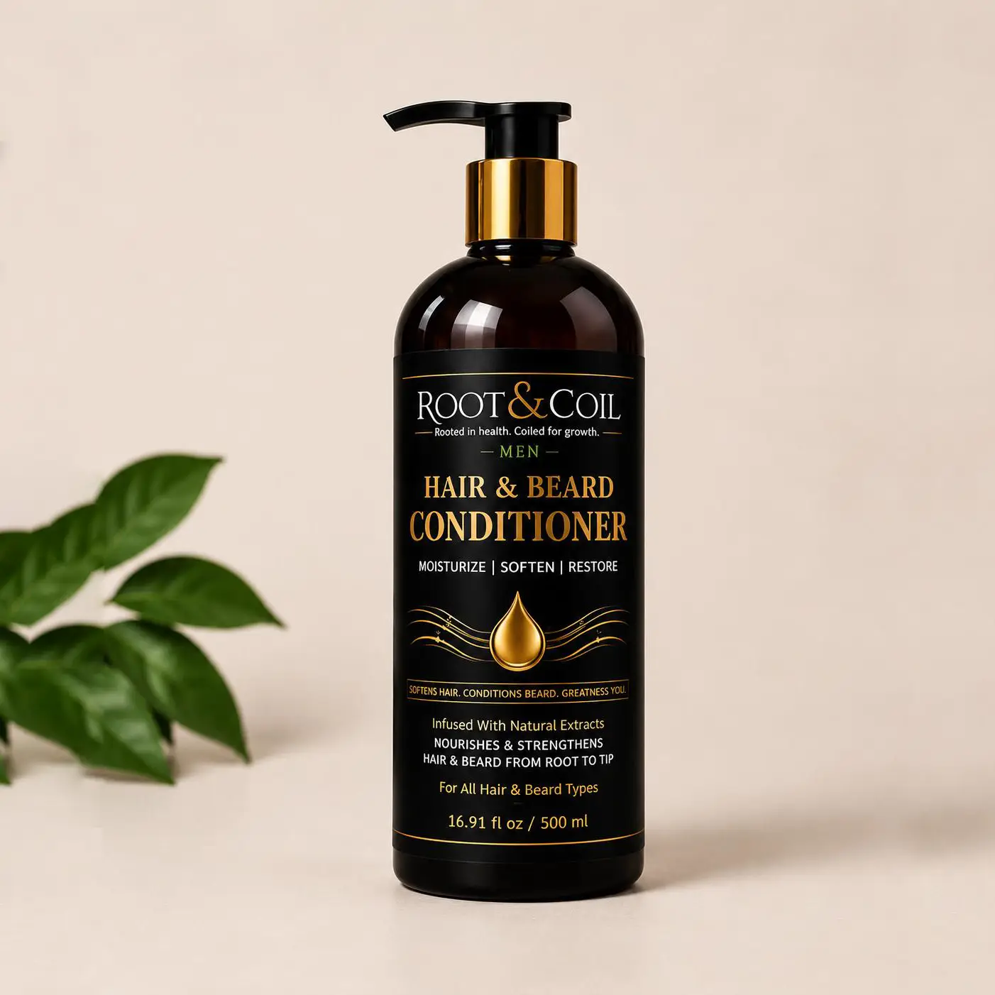 hair beard conditioner Men's Hair & Beard Conditioner - Image 1